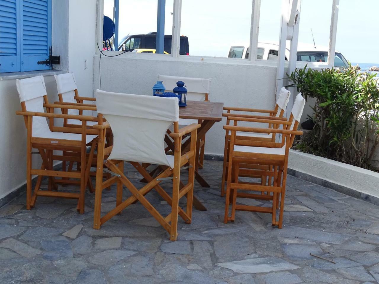 Nama Beach House Monolithos  Bagian luar foto