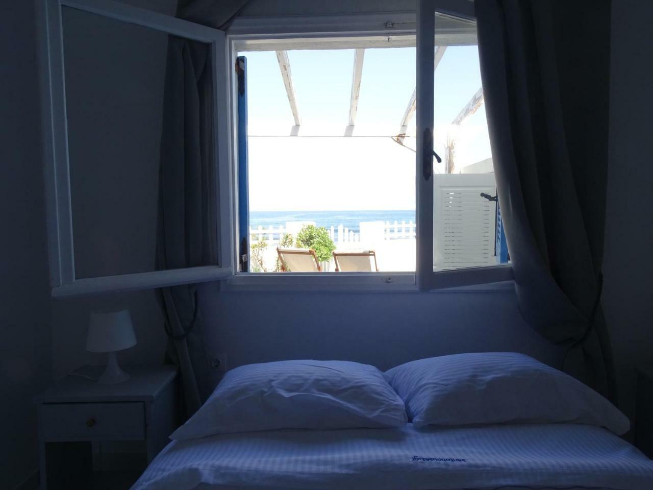 Nama Beach House Monolithos  Bagian luar foto