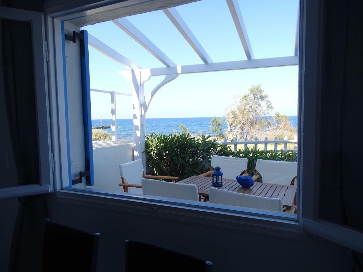 Nama Beach House Monolithos  Bagian luar foto